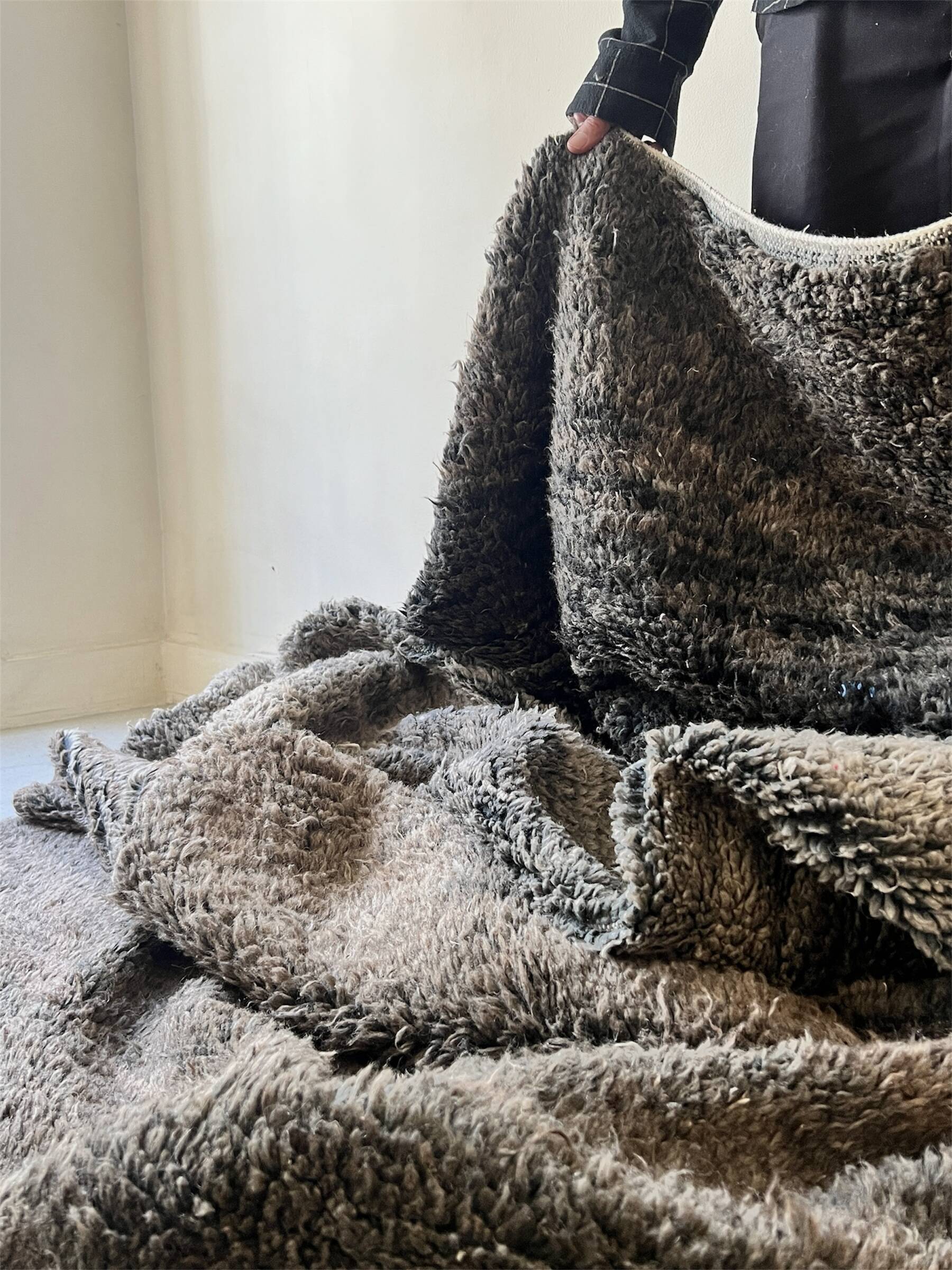 Vintage handmade Boujaad rug, 100% wool, 2.80m x 2m.