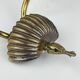 Vintage bronze wall lamps, Italy, 1950s, set of 2