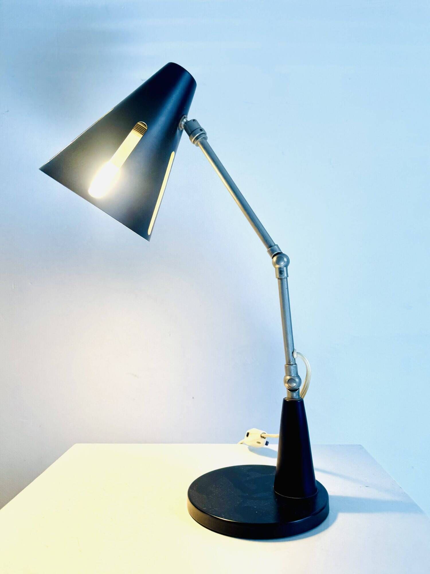 Sun Series (Zonneserie) Desk Lamp By H. Busquet For Hala Zeist, The Netherlands 1950S
