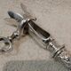 Some silver-plated handles, 950 Minerve, Rocaille style, Ravinet.