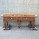 2-drawer block, butcher's shop, beautiful patina, wood color