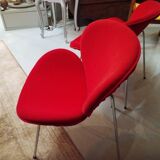 Pair of red armchairs