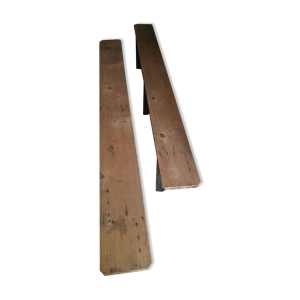 Paire de bancs anciens
