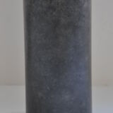 Vase signed gray marble roll