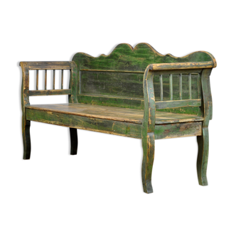 Antique pine bench, 1920s