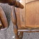 Lot of 4 bistro chairs Baumann - wood