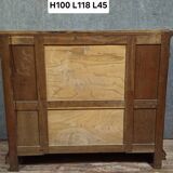 Meuble bas ancien de type buffet / dressoir / desserte style Louis XVI