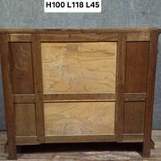 Antique low furniture of the buffet / sideboard / serving table type in Louis XVI style.