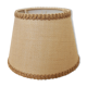 Vintage beige jute lampshade H14cm
