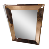 Pink art deco mirror