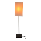 Bellino Italy square wood and metal lamp