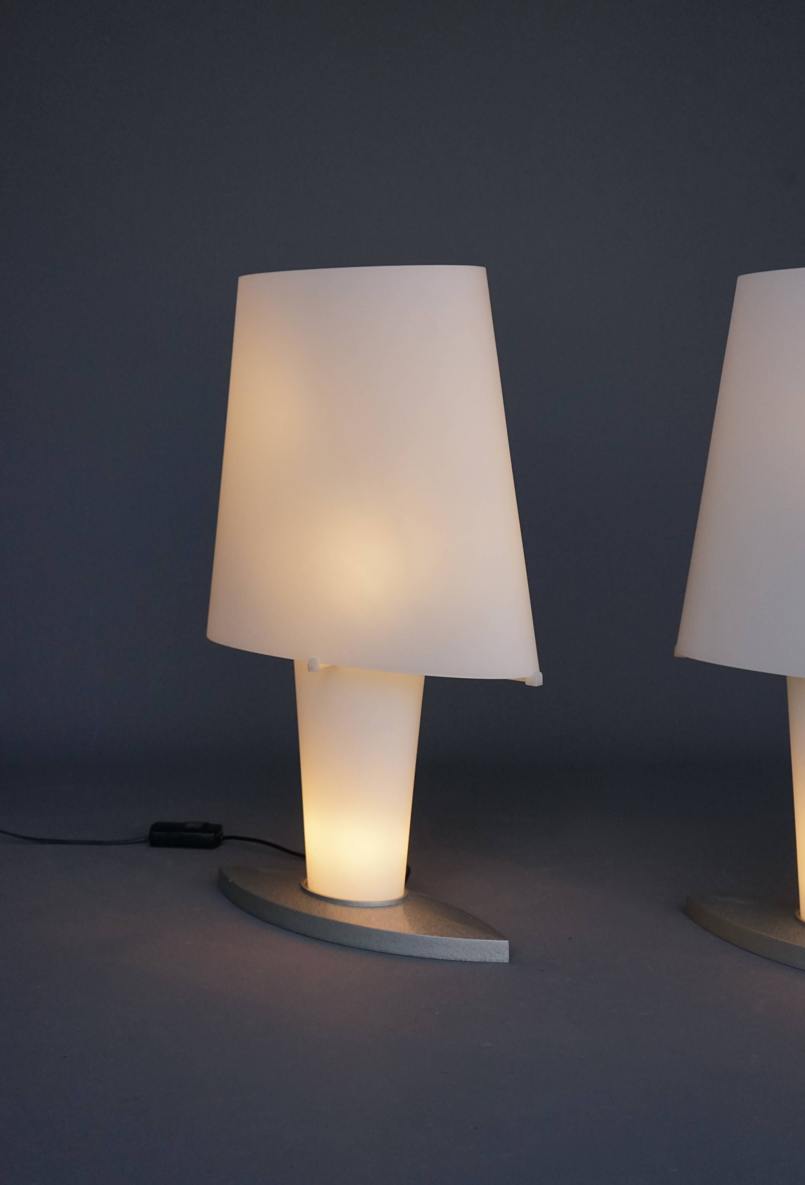 Lampes de Bureau Postmodernes par Daniela Puppa pour Fontana Arte, 1990s, Set de 2
