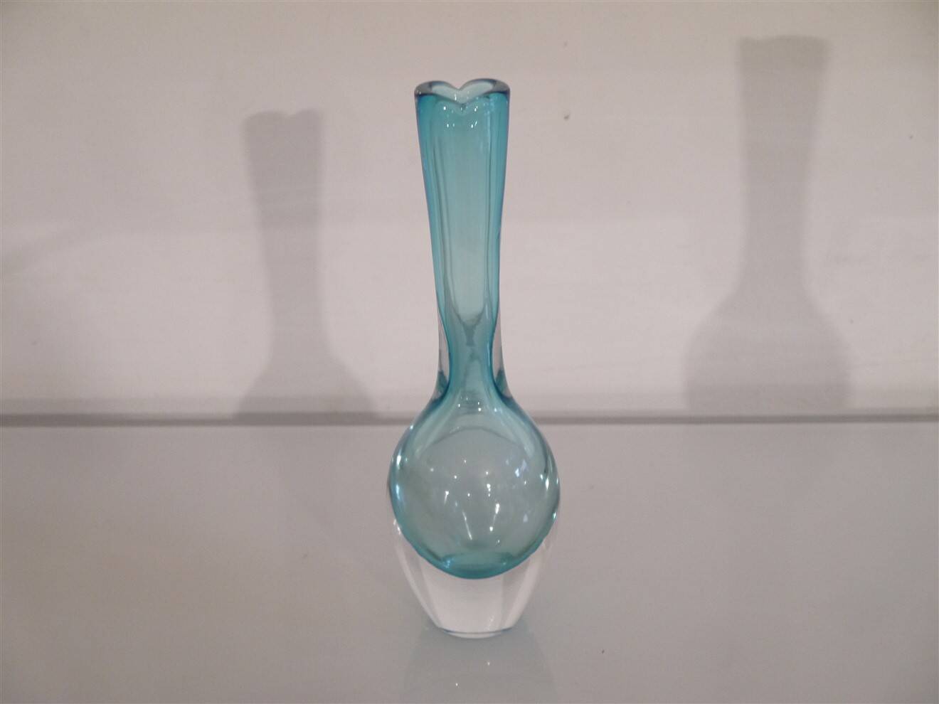 Swedish submerged glass vase 1970