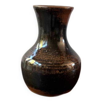 Vase en grès de Fontgombault années 60