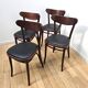 Set of 4 Banana bistro chairs, TON