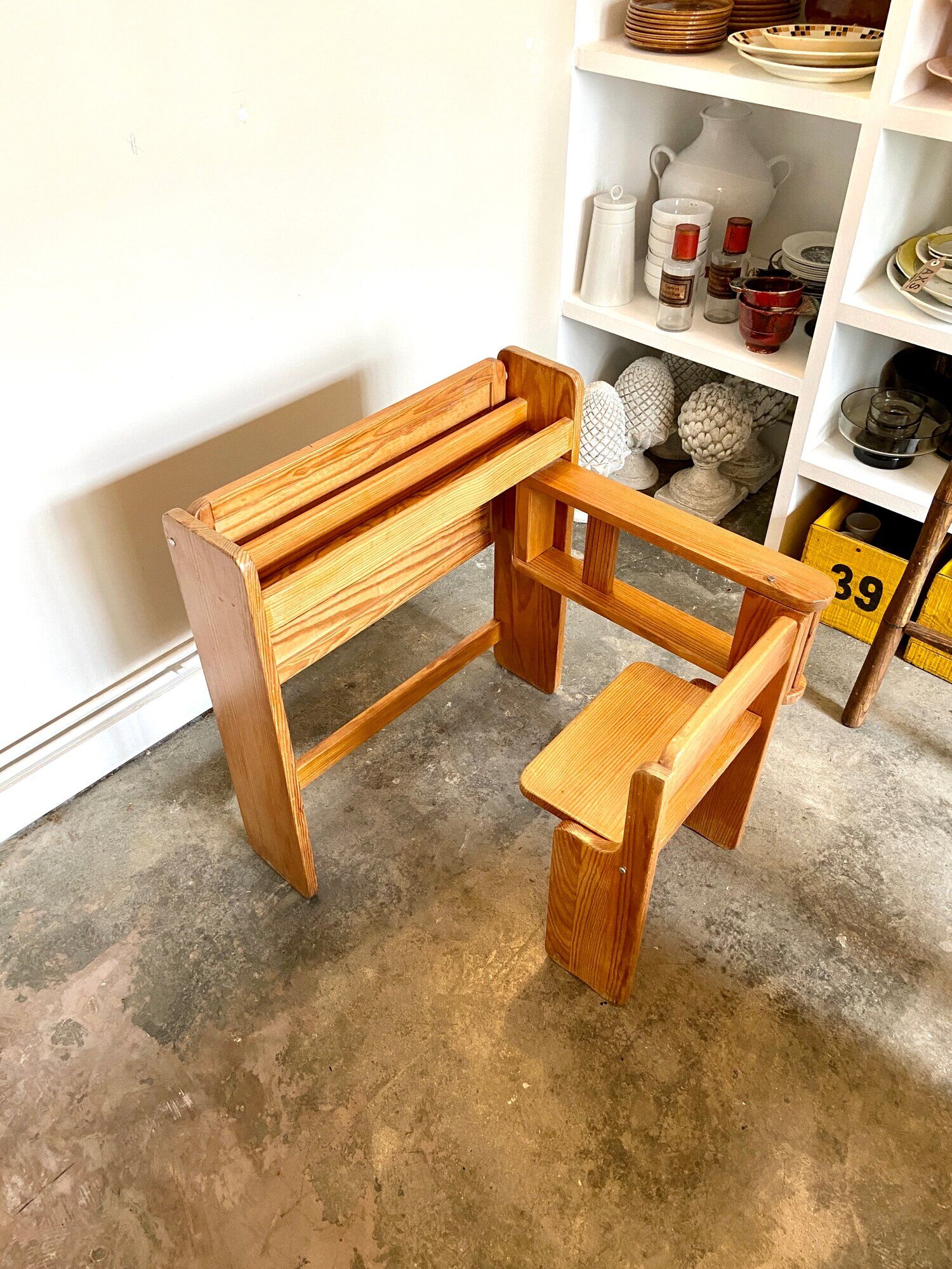 Bureau modulable Trama pour enfant en bois clair