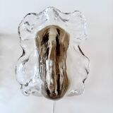 Ice Glass Wall Lights by J.T. Kalmar – Vintage Wall Lamps from the 1960s