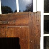 Old walnut door