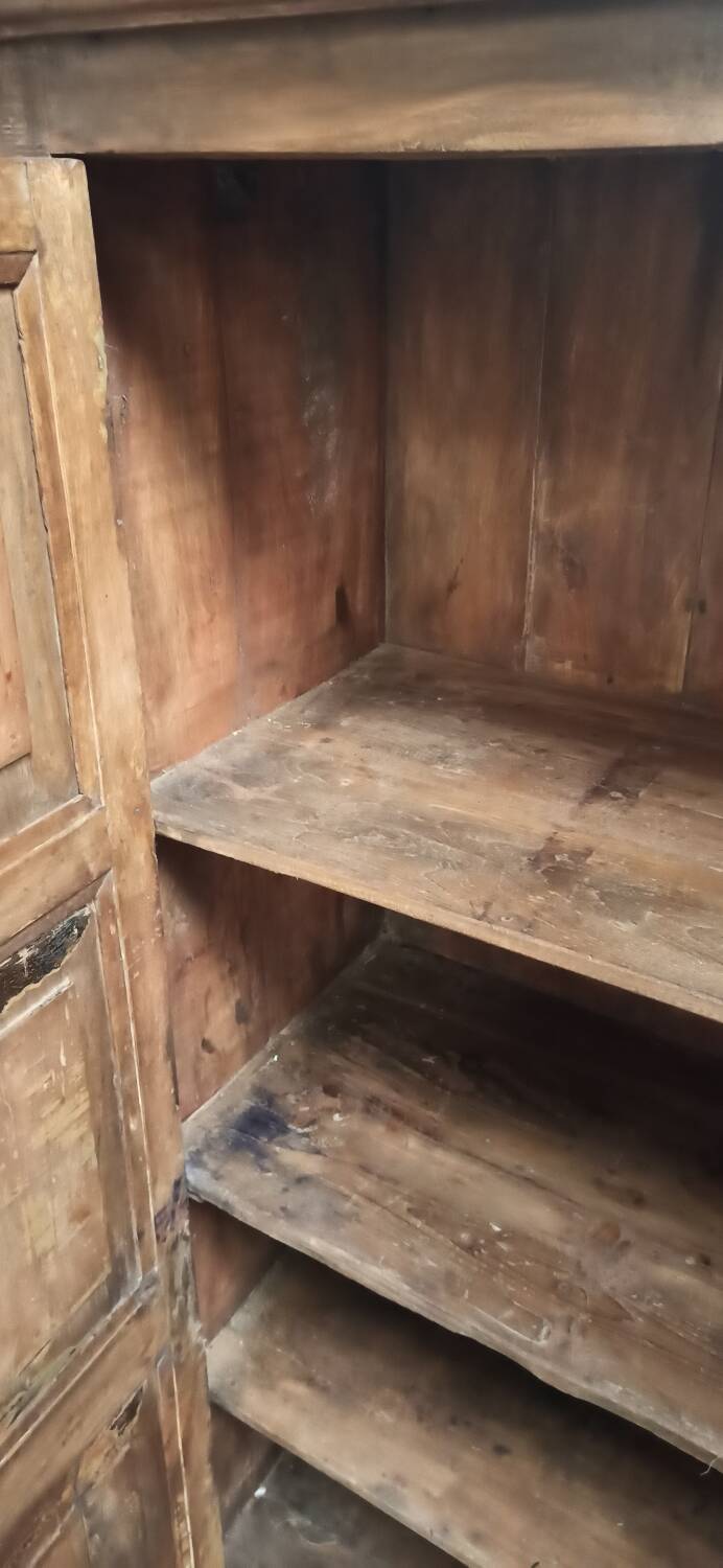 Old wooden wardrobe