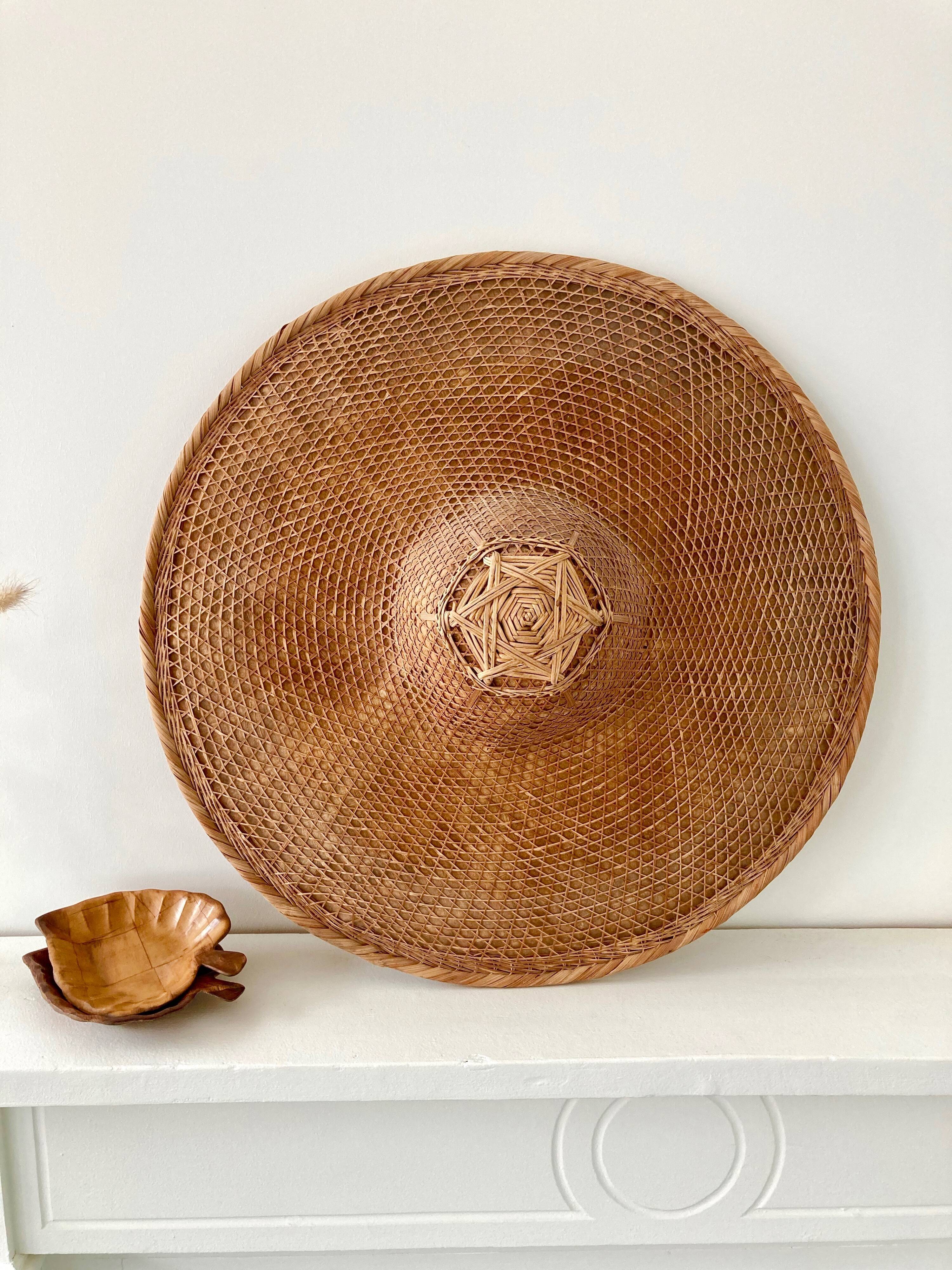 Asian hat wall decoration xxl