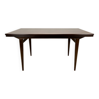 Table scandinave extensible en palissandre 1960