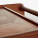 Mid-Cenntury C-Shaped Bar Trolley in Teak by K.T. Møbler