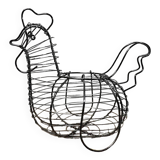 Chicken-shaped wire basket