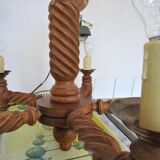 lustre en bois