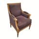 Pair of armchairs in Louis XVI style, Napoleonic III period, 19th century – France