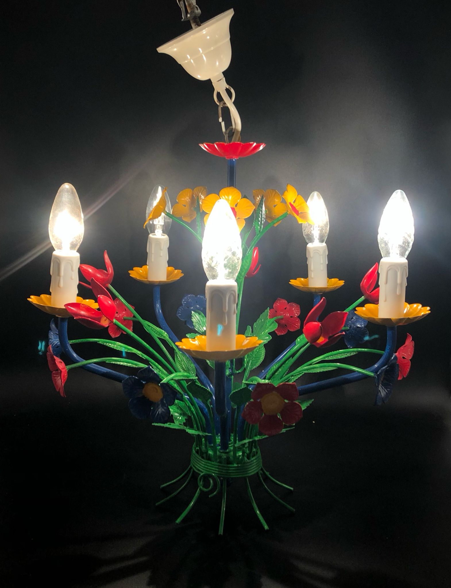 Lustre floral vintage