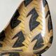 Chair in fibreglass and metal by René-Jean Caillette, stork design, 1950.