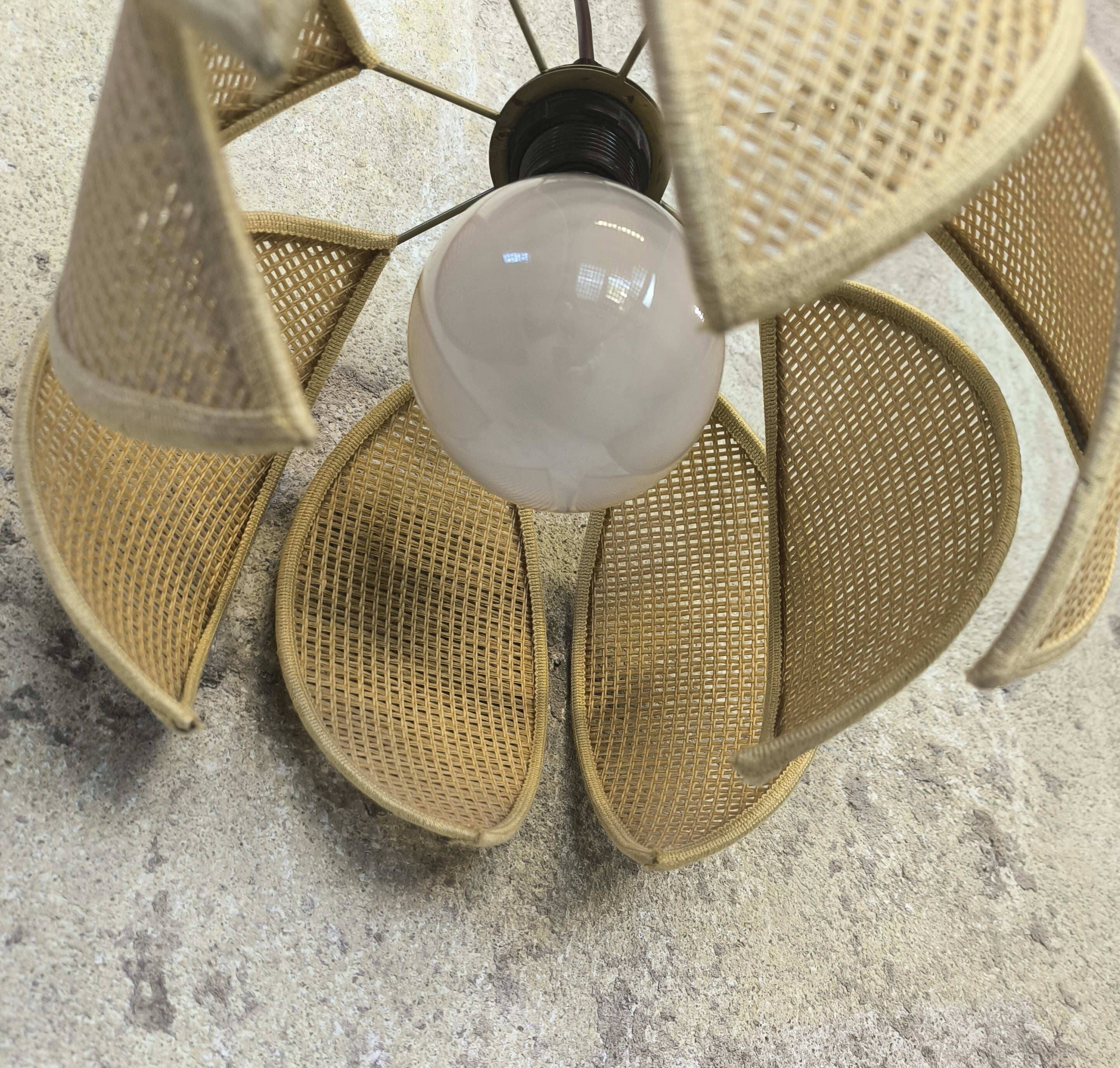 Vintage lotus flower pendant