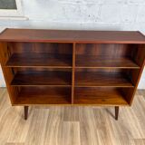 Vintage Scandinavian rosewood bookcase by Poul Hundevad, 60s