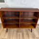 Vintage Scandinavian rosewood bookcase by Poul Hundevad, 60s