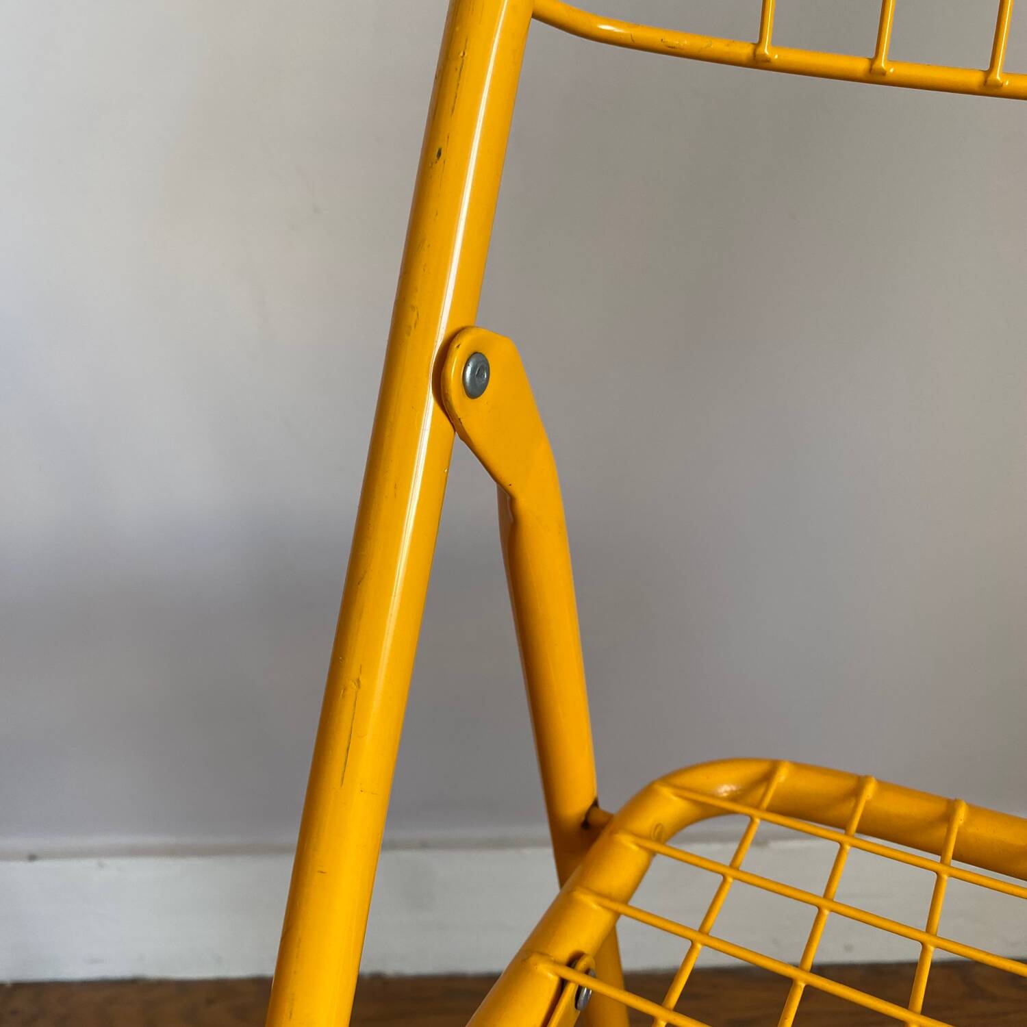 Pair of vintage ted net Ikea chairs from the 70s