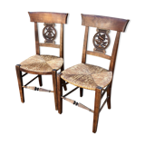 Pair of chairs early 19th century restoration
