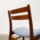 Set of chairs with a minimalist pattern, 1960s