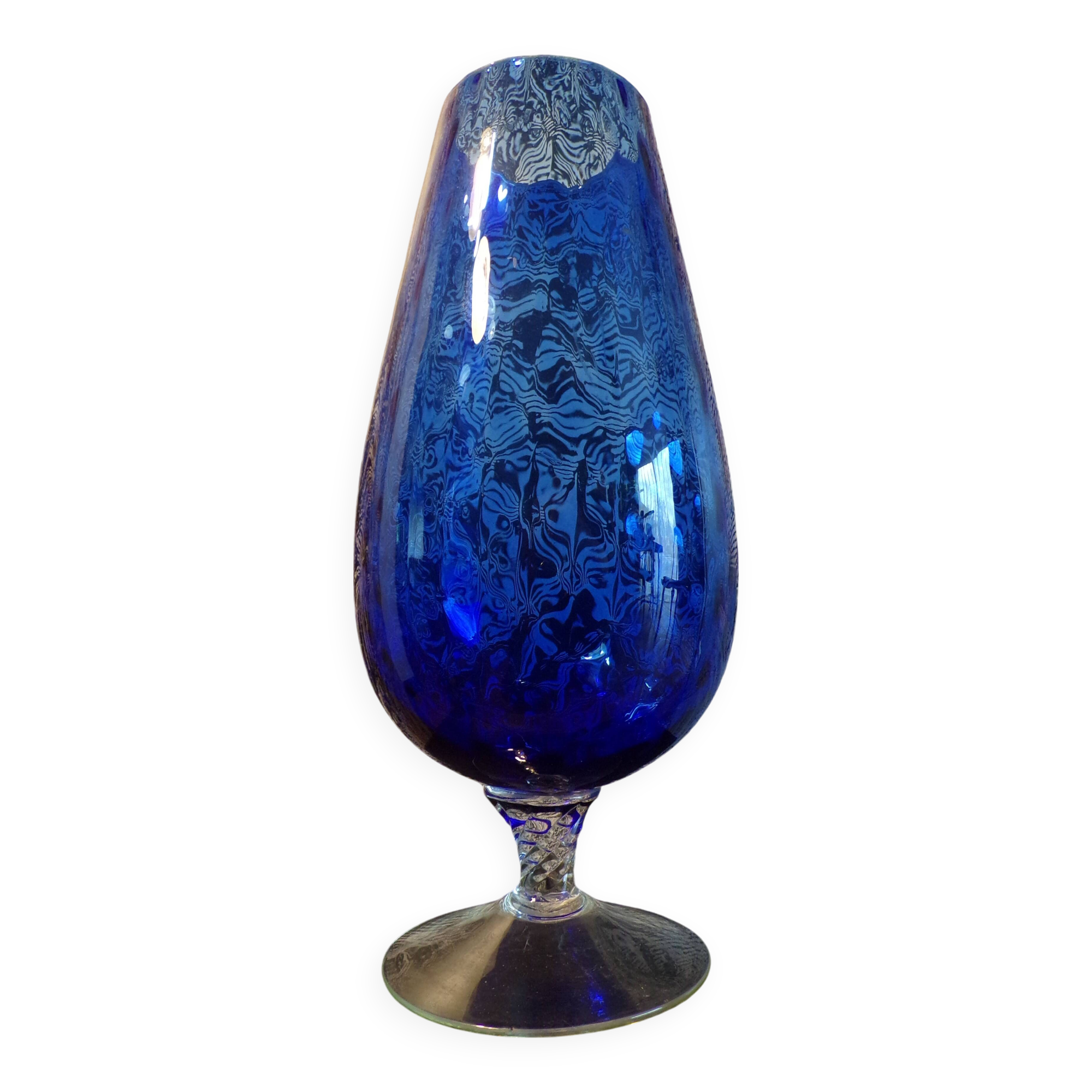 Blue Empoli vase