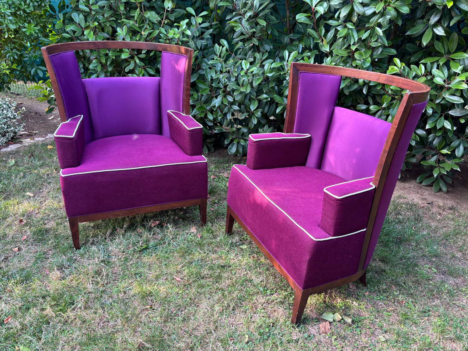Art Deco armchairs