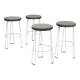 Vintage stools Studio DDA for Alberti Metal, Italy, 1980s