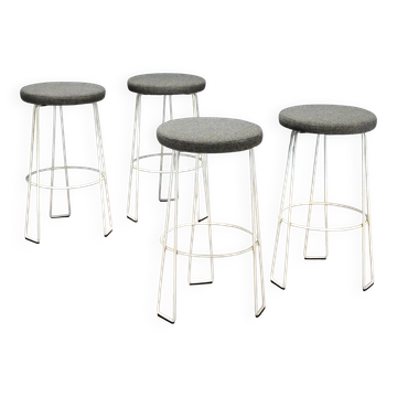 Vintage stools Studio DDA for Alberti Metal, Italy, 1980s