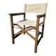 Director's chair in antique teak – restored
