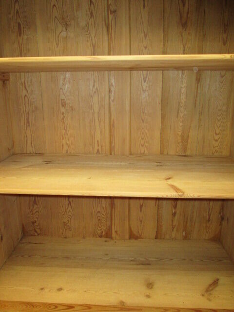 19th century Danish pine wardrobe