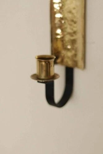 Single Swedish Mixed Metal Sconce
