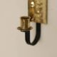 Single Swedish Mixed Metal Sconce