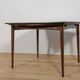 Mid-Century Square  Extendable Rosewood Dining Table, Denmark, 1960s