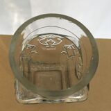 Jar old bubbled glass art nouveau decoration