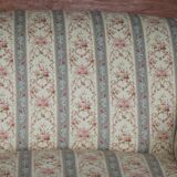 Large canapé Antique Howard & Sons Portarlington original tapestry ticking