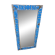 Antique Art Deco mirror in Burmese teak.