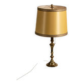 Mid century brass table lamp